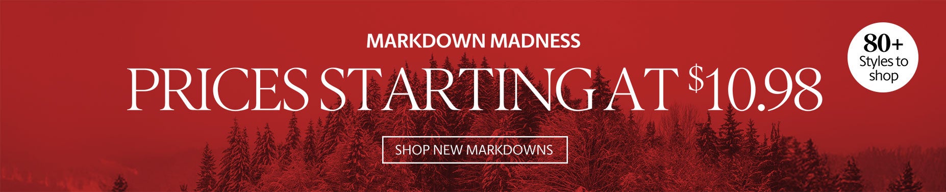 50% off with code CYBERMON- shop all markdowns
