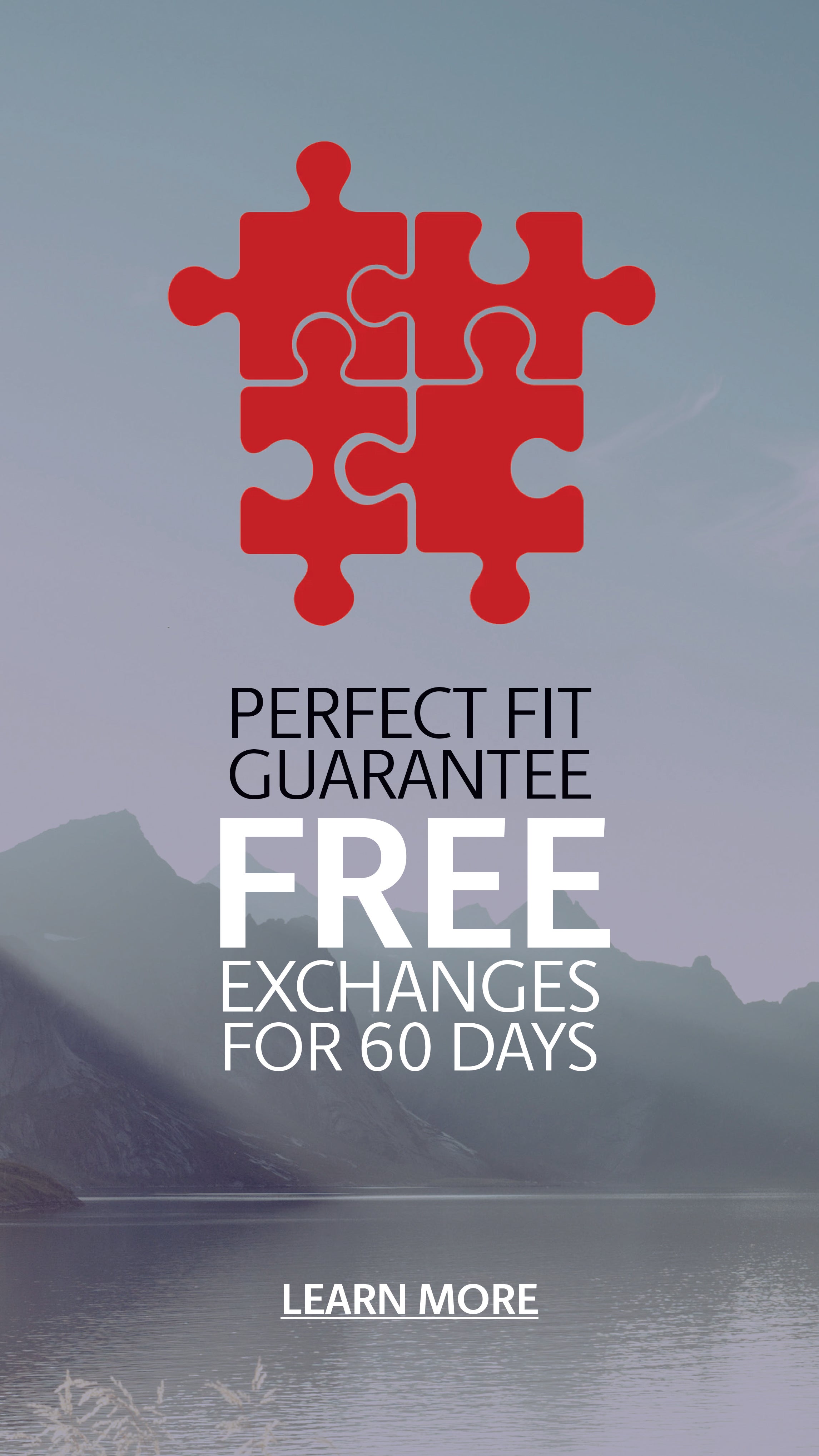free exchanges for 60 days - shop now