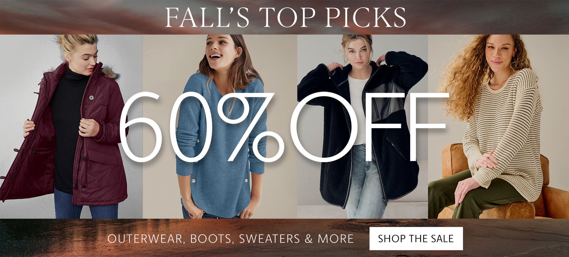 FALLS TOP PICKS 60% OFF