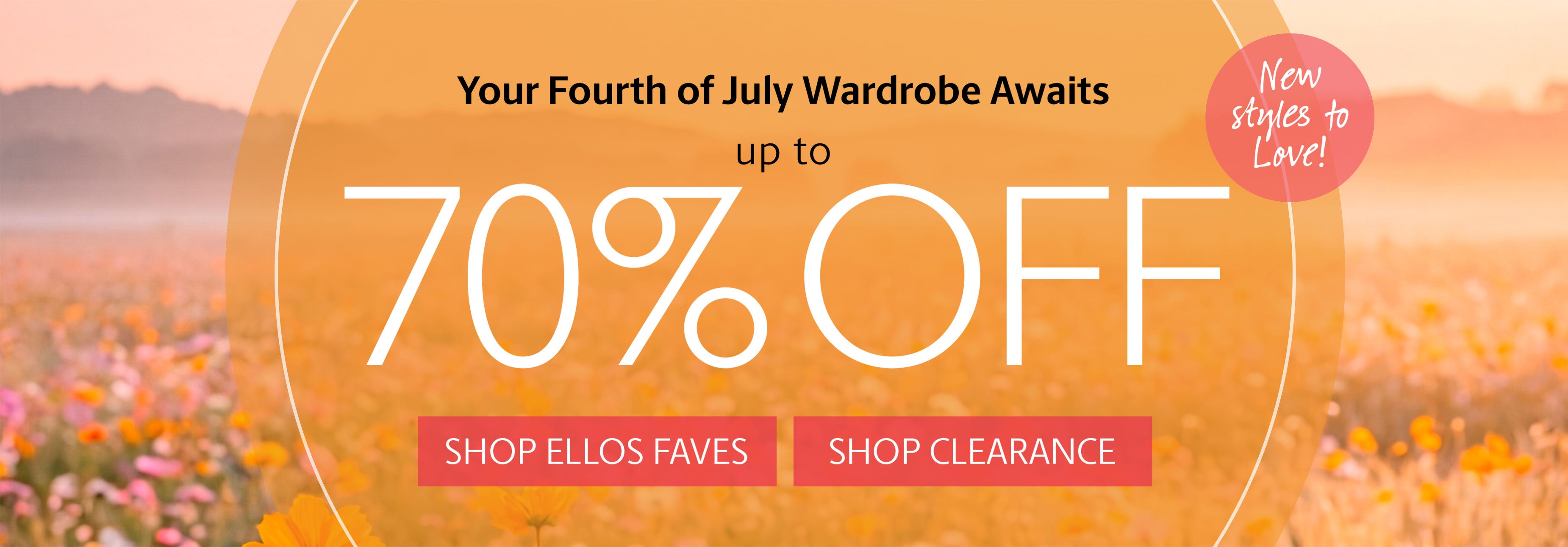 Your Fourth of July Wardrobe Awaits — up to 70% off