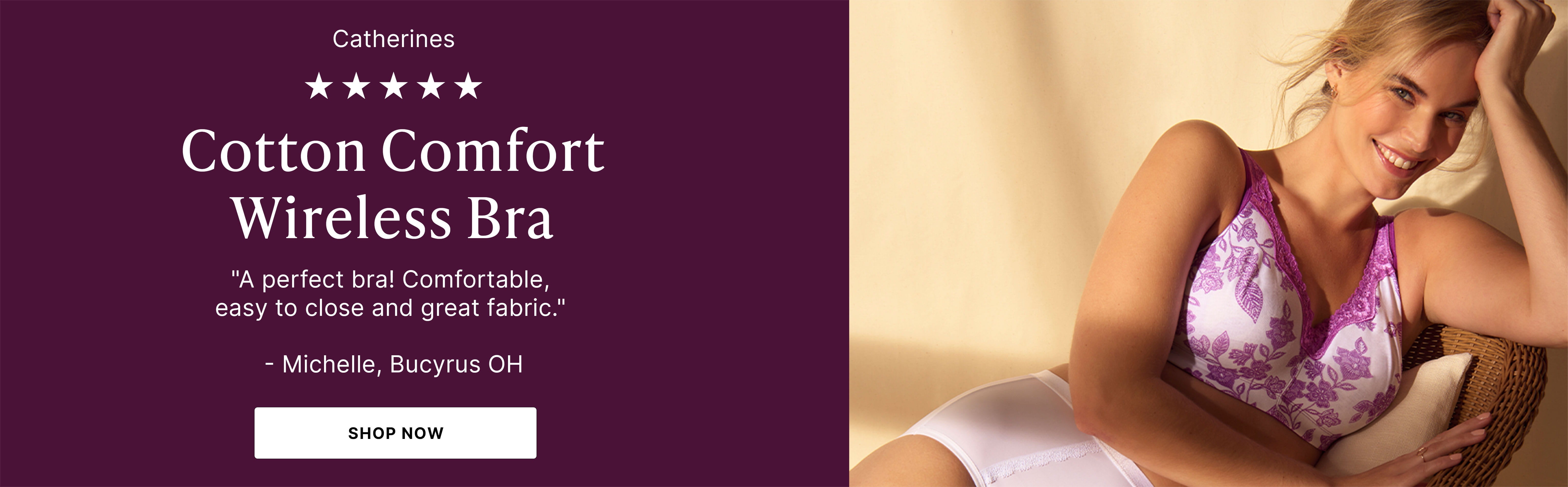 Cotton Comfort Wireless Bra