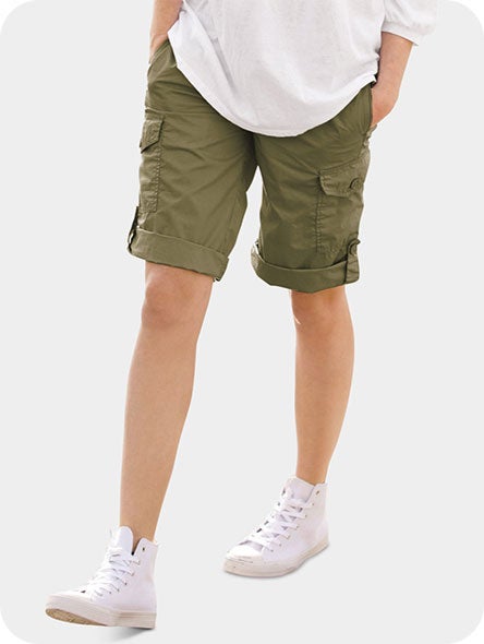 SHOP SHORTS & CAPRIS