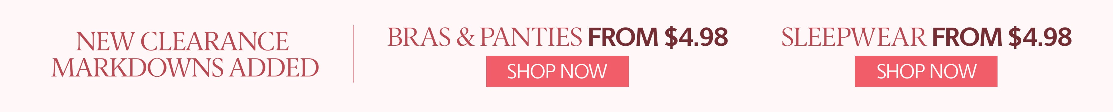 New Clearance Markdowns Added